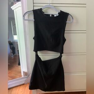 Urban Outfitters Connected Two-Piece Black Dress